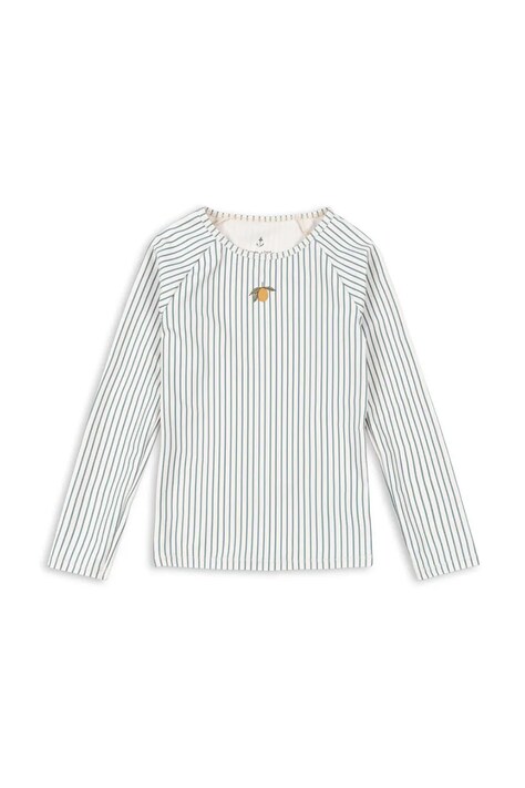 Konges Sløjd gyerek hosszúujjú fürdőruha felső ASTER SWIM BLOUSE GRS KS103271