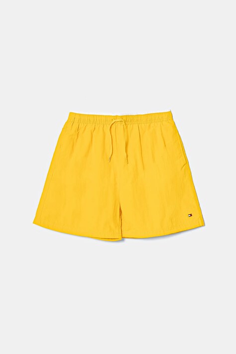 Tommy Hilfiger pantaloni scurti de baie copii culoarea galben, UB0UB00526