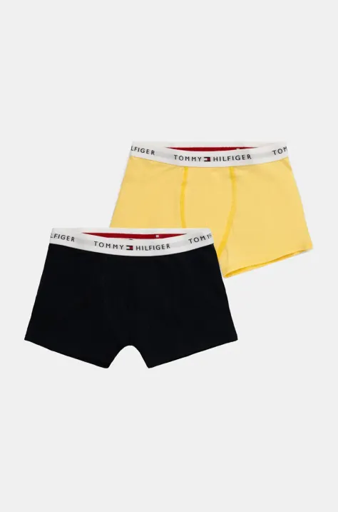 Detské boxerky Tommy Hilfiger 2-pak tmavomodrá farba, UB0UB00549