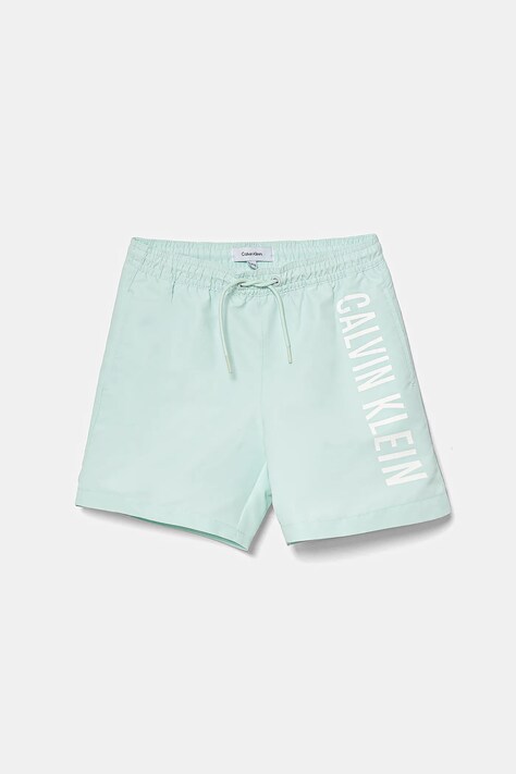 Calvin Klein Jeans pantaloni scurti de baie copii culoarea turcoaz, KV0KV00053