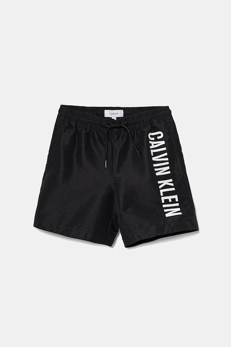 Παιδικό σορτς κολύμβησης Calvin Klein Jeans χρώμα: μαύρο, KV0KV00053