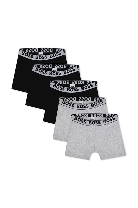 Παιδικά μποξεράκια BOSS 5-pack χρώμα: μαύρο, J51744