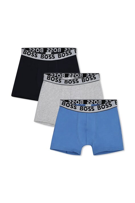 Παιδικά μποξεράκια BOSS 3-pack χρώμα: μπλε, J51746