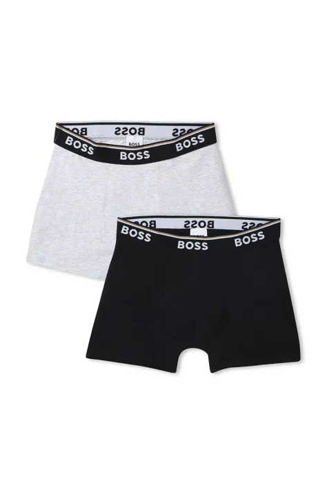 Παιδικά μποξεράκια BOSS 2-pack χρώμα: μαύρο, J51748