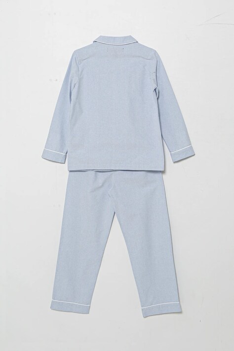 Дитяча бавовняна піжама Polo Ralph Lauren — SS25-BIB04Y, блакитний — фото 2