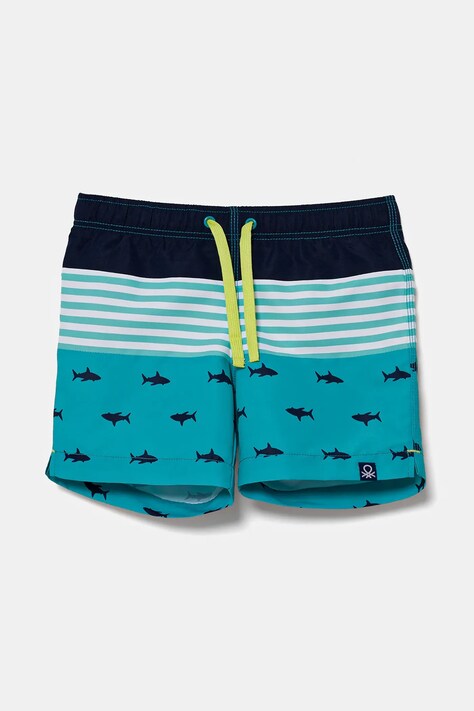 Детские шорты для плавания United Colors of Benetton цвет бирюзовый 5JD00X00T