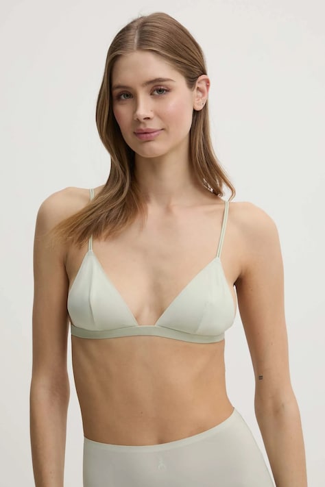 Patrizia Pepe sutien culoarea verde, neted, 8I0172 J257