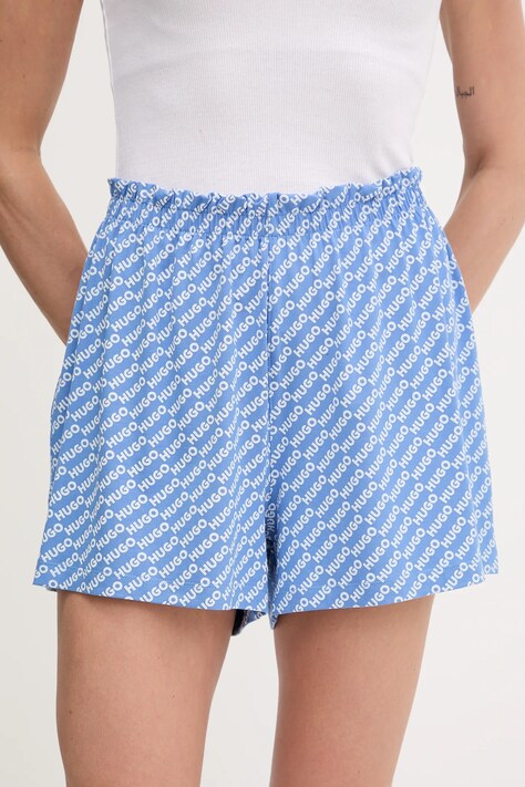 Pyžamové šortky HUGO čierna farba, 50534304