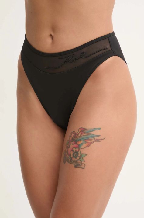 Karl Lagerfeld chiloți de baie culoarea negru, A1W46035