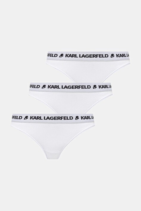 Karl Lagerfeld tanga 3-pack culoarea negru, A1W47149