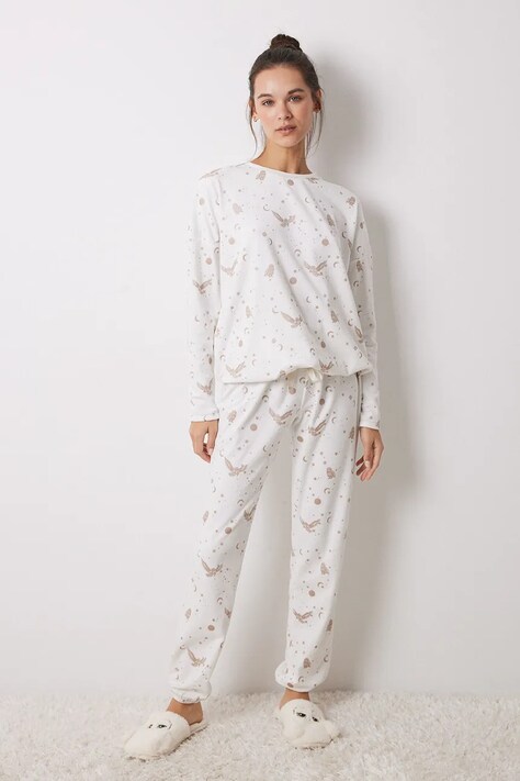 women'secret pizsama HARRY POTTER női, bézs, 3138640