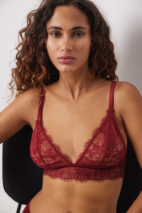 Podprsenka women'secret SENSE LIMITED EDITION vínová barva, 7918857