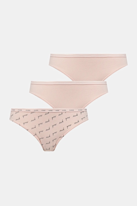 Nohavičky Guess 3-pak oranžová farba, O5RG15 K6YW1