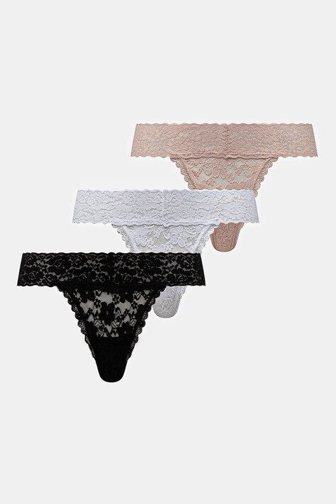 Стринги Guess 3-pack колір рожевий O5RG18 KC5L0