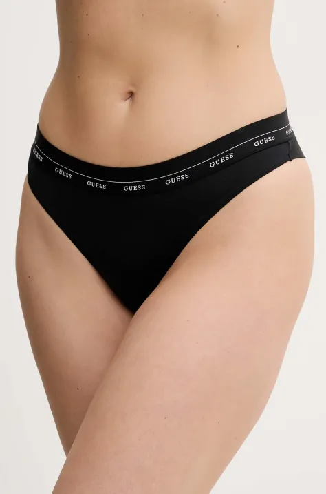 Guess chiloti brazilieni JANE culoarea negru, O5RE25 KCF20