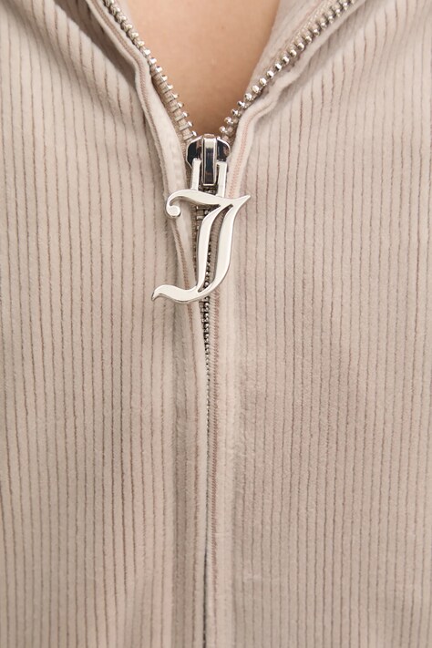 Піжамна кофта Juicy Couture LIV RIB VELOUR HOODIE — фото 5