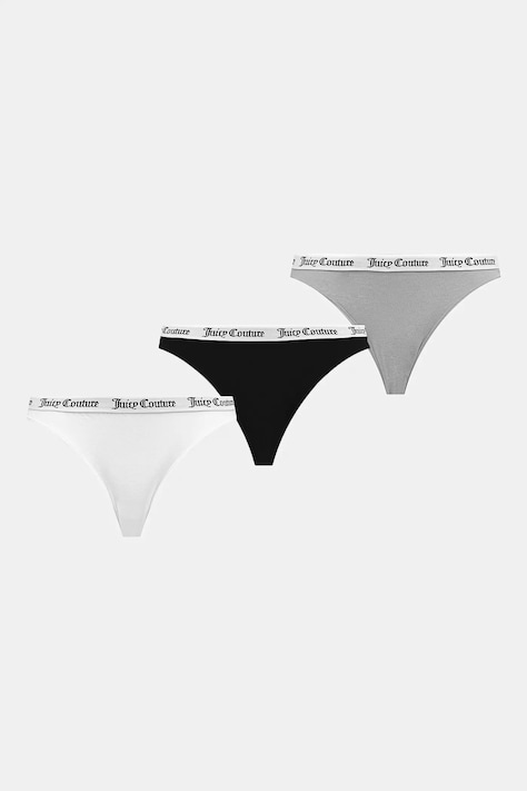 Бикини Juicy Couture DIDDY BRIEF 3PK (3 чифта) в сиво JCLBR224572