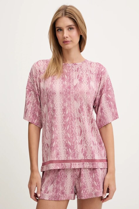 Chantelle t-shirt piżamowy damska kolor różowy C15UJ5