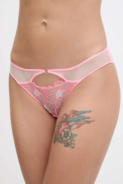 Spodnjice Chantelle roza barva, C22OA0