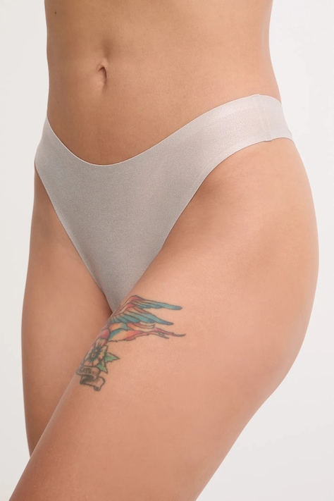 Chantelle tanga culoarea auriu, C11DG9