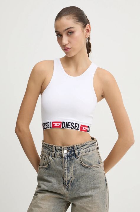 Diesel top SANDRA-D-CORE Tank femei, culoarea alb, A17638.0NJAP