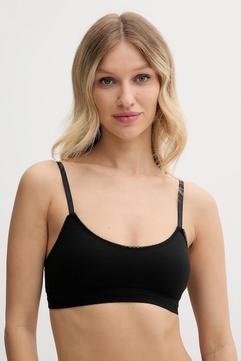 Lauren Ralph Lauren sutien culoarea negru, uni, 4L0211