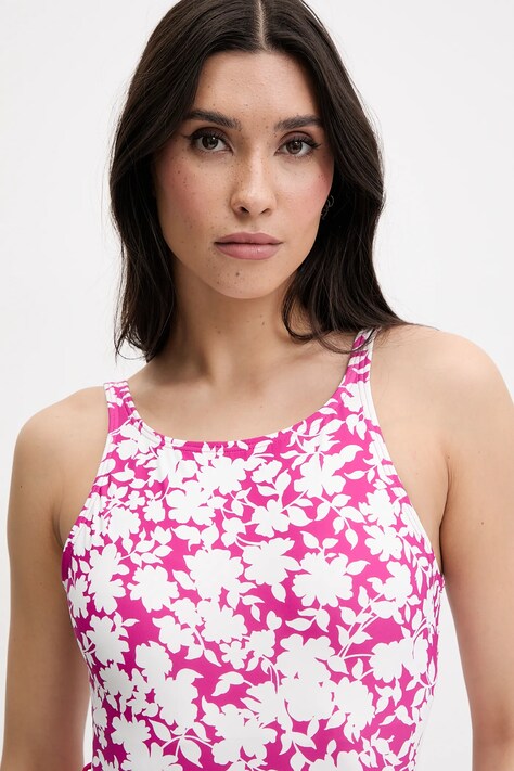 Суцільний купальник MICHAEL Michael Kors — SS25-BID0J4, рожевий — фото 4