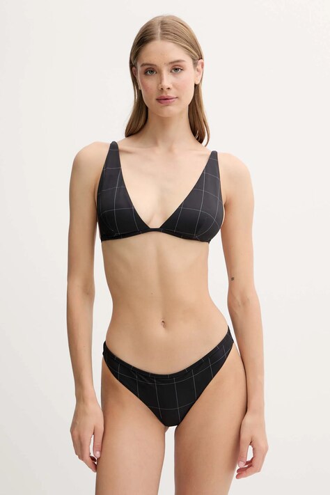 EA7 Emporio Armani costum de baie din două piese culoarea negru, cupa usor rigidizata, AF15589.7W000286