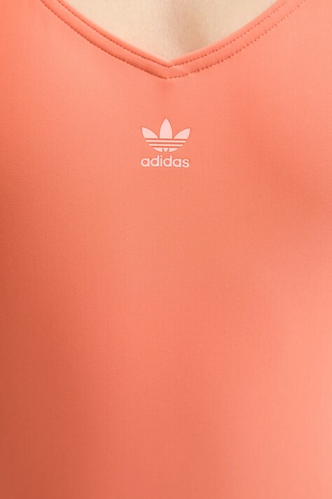 Суцільний купальник adidas Originals Adicolor — SS25-BID0K7, помаранчевий — фото 5