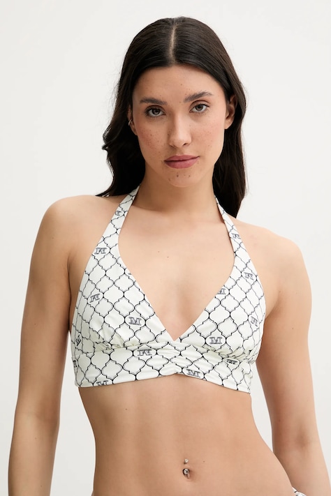 Max Mara Beachwear sutien de baie culoarea bej, cupa moale, 2516821169600
