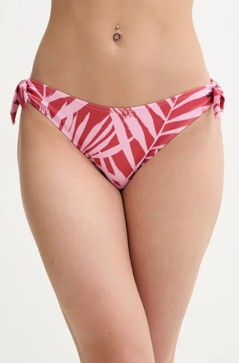 Pepe Jeans figi kąpielowe LEAF KNOT BIKINI kolor czerwony PLB10554