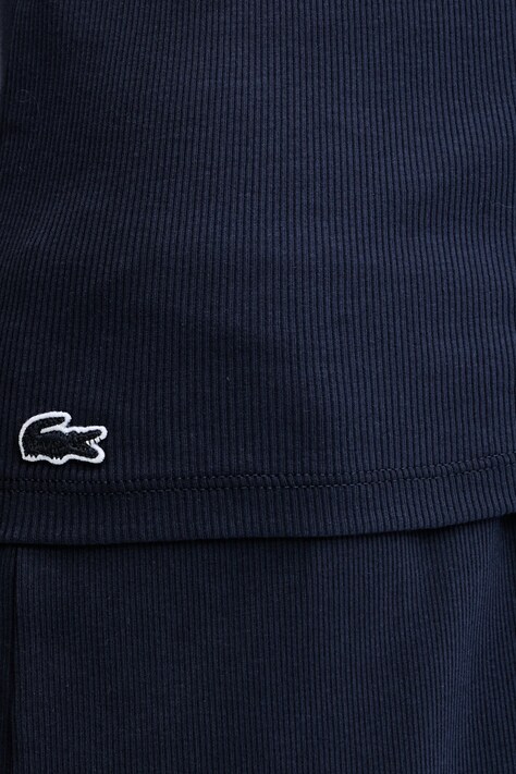 Lacoste роздільна піжама жіноча бавовняна з еластаном — SS25-BID0N0, темно-синій — фото 5