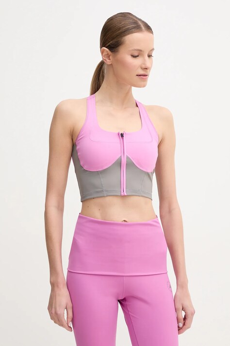 Top adidas by Stella McCartney Two-Tone fialová barva, JP3172