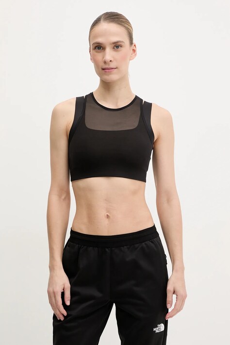 The North Face sutien sport Refina culoarea negru, uni, NF0A891KJK31
