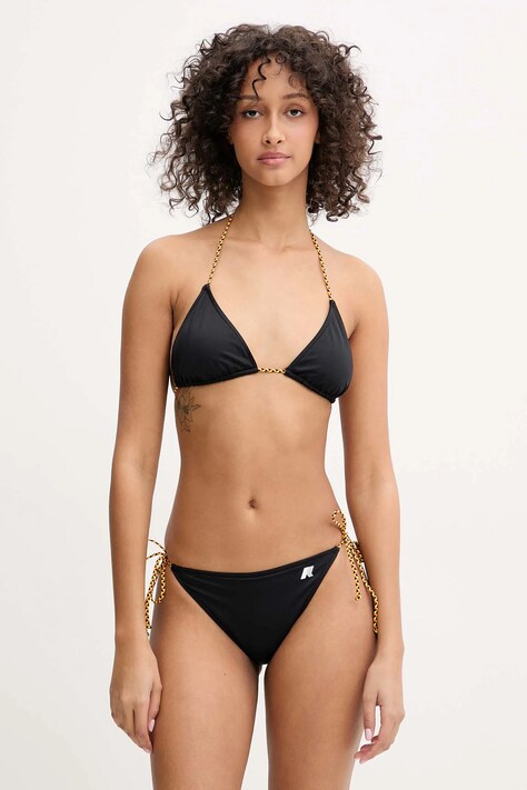K-Way costum de baie din două piese culoarea negru, cupa moale, K8134FW