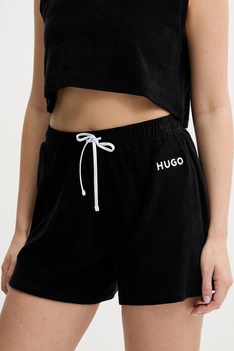 HUGO pantaloni scurti de plaja culoarea negru, 50515327