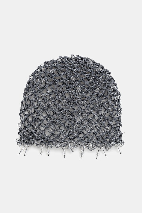 Čiapka The Sleeper strieborná farba, z tenkej pleteniny, HC2475MH