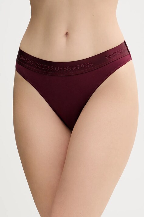United Colors of Benetton figi kolor bordowy 3OP81S01M