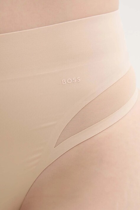 Труси BOSS THONG HW B.BODY — SS25-BID0ZE, бежевий — фото 3