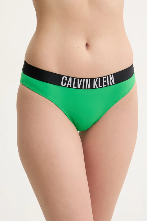 Μαγιό σλιπ μπικίνι Calvin Klein χρώμα: πράσινο, KW0KW02856