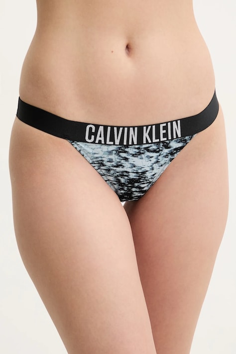 Plavkové kalhotky Calvin Klein modrá barva, KW0KW02857
