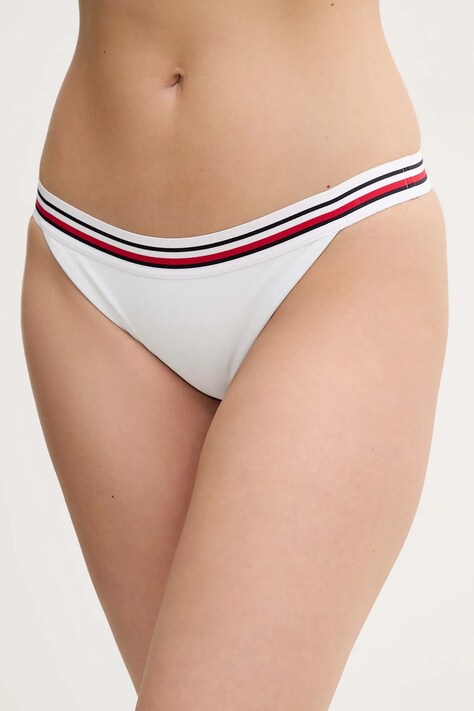 Plavkové kalhotky Tommy Hilfiger bílá barva, UW0UW05829