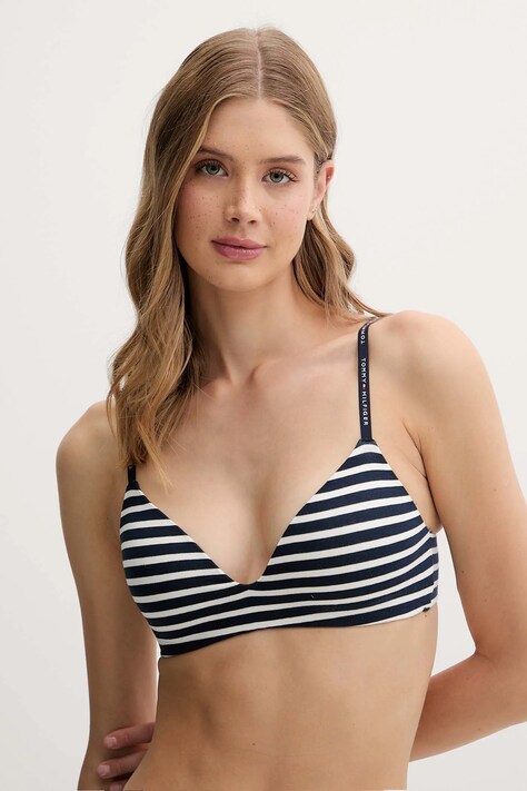 Бюстгальтер Tommy Hilfiger цвет синий узор UW0UW05935