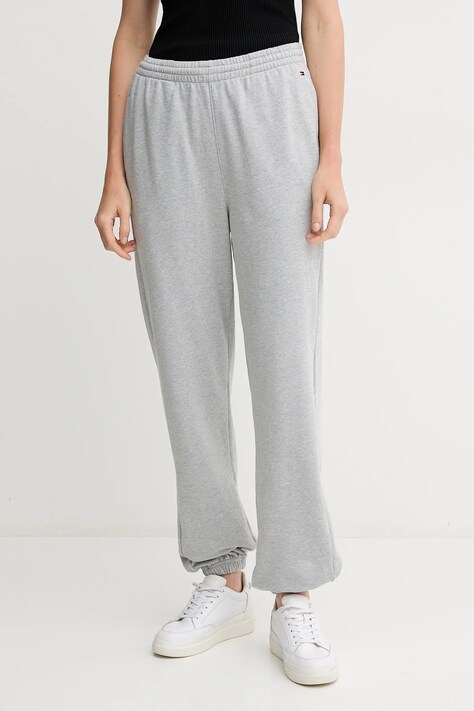 Tommy Hilfiger pantaloni de trening culoarea gri, uni, UW0UW05773