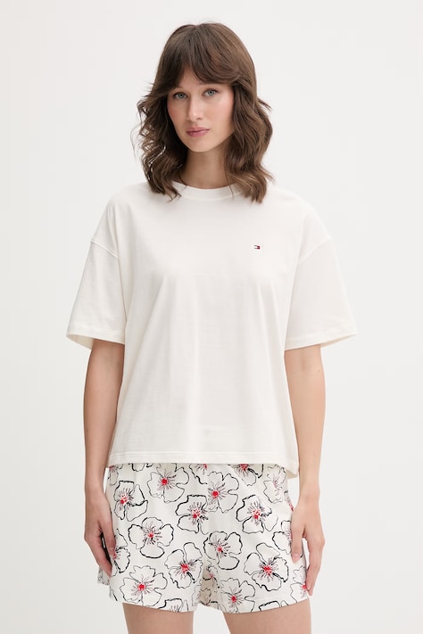 Tommy Hilfiger δύο τεμαχίων γυναικείες βαμβακερές μπεζ UW0UW05760
