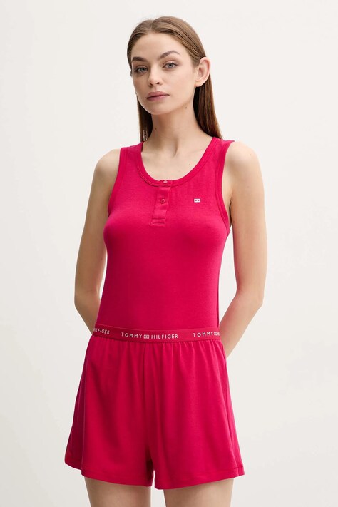 Tommy Hilfiger pigiama donna colore rosa UW0UW05890