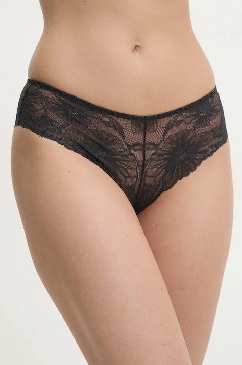 Tommy Hilfiger chiloti brazilieni culoarea negru, UW0UW05708