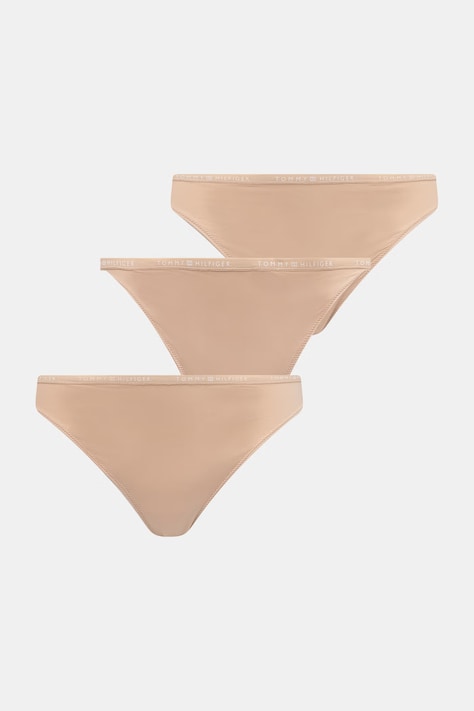 Tommy Hilfiger tange za žene 3-pack bež UW0UW05756