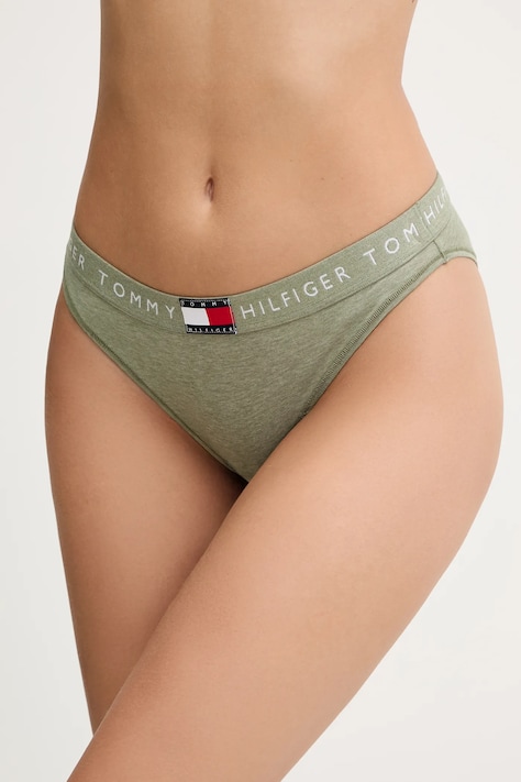 Nohavičky Tommy Hilfiger čierna farba, UW0UW06038