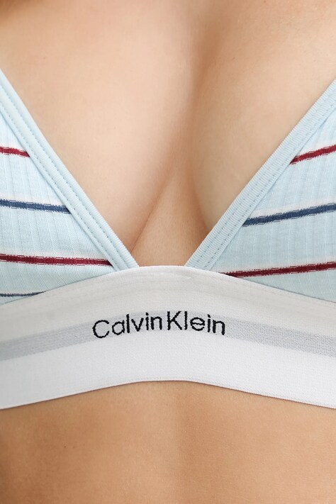 Calvin Klein Underwear melltartó lila, sima, LV00QF8248